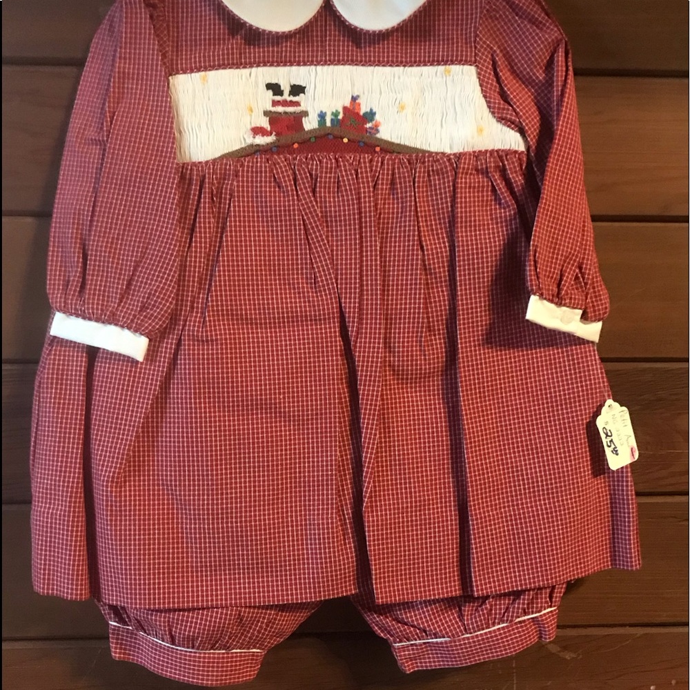 Christmas Dress with Pantaloons.